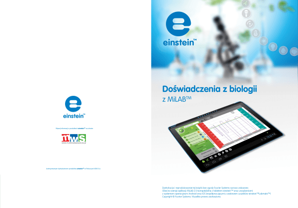 Książka: Doświadczenia z biologii do Laboratoriów Einstein