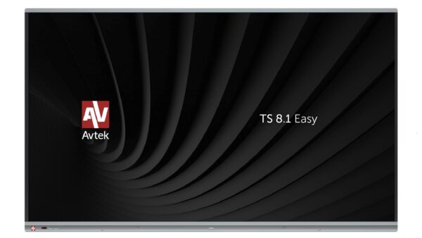 Monitor interaktywny Avtek TS 8.1 Easy 75 cali - widok z przodu