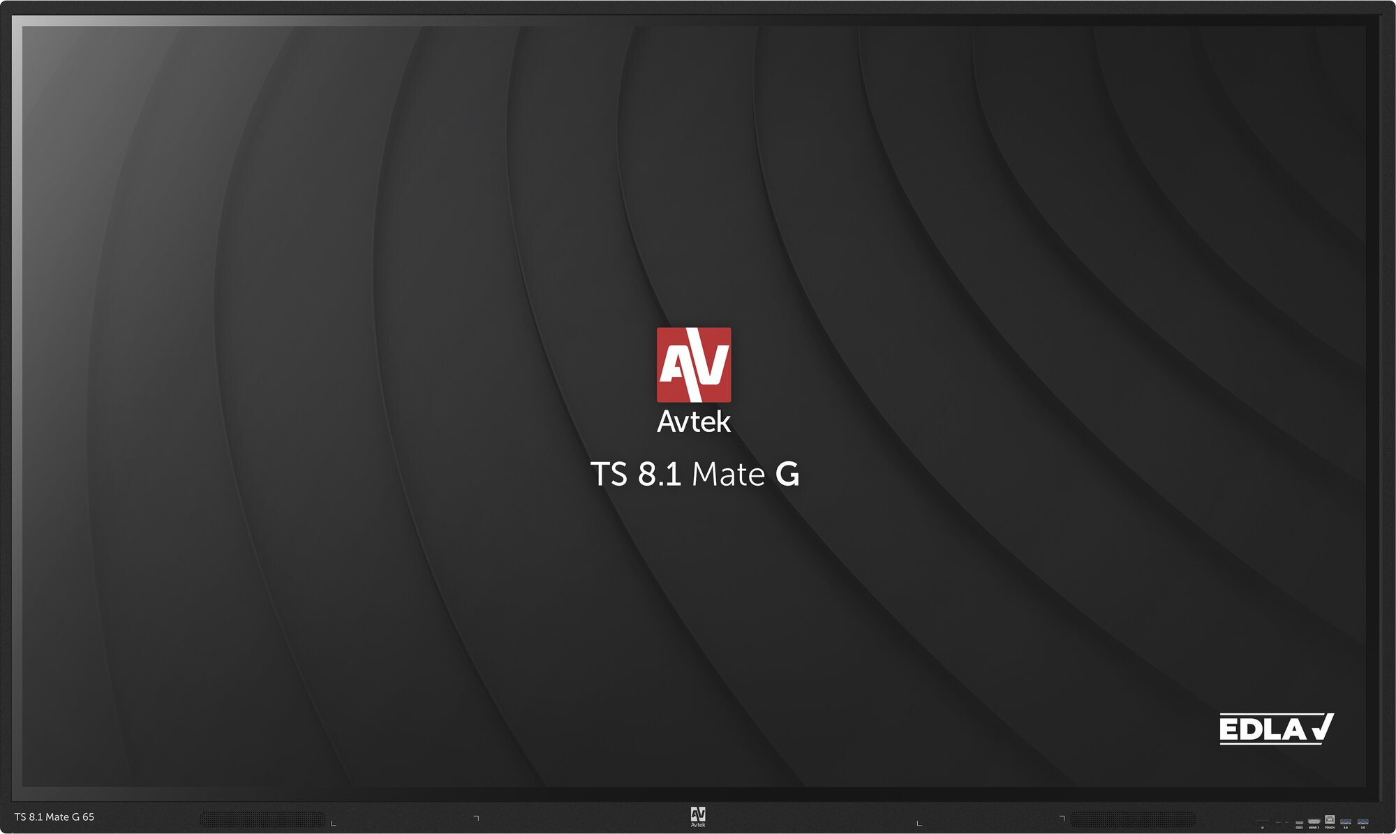 Monitor interaktywny Avtek TS 8.1 Mate G 65 cali - widok z przodu
