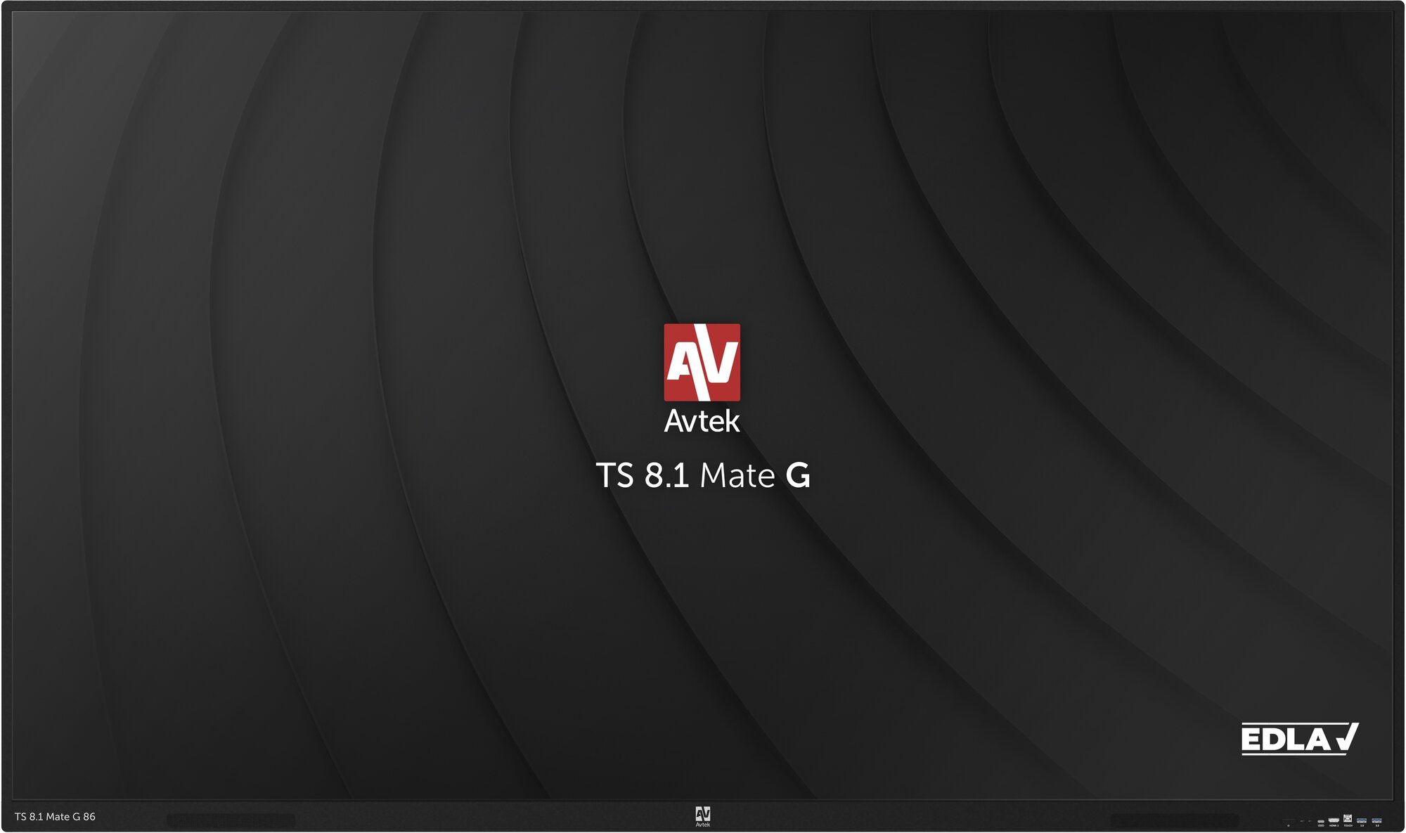 Monitor interaktywny Avtek TS 8.1 Mate G 86 cali - widok z przodu