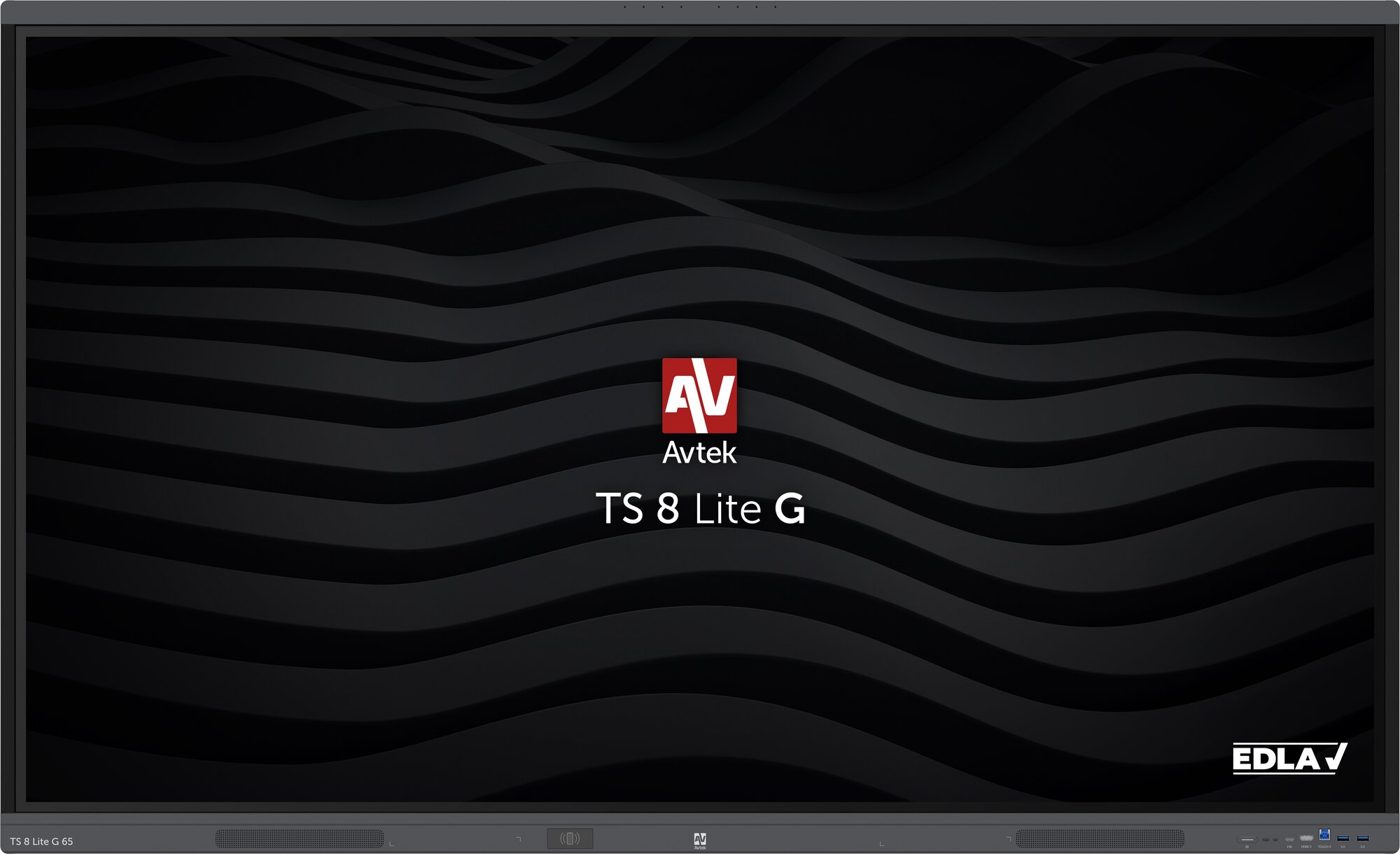 Monitor interaktywny Avtek TS 8 Lite G 65 cali - widok z przodu