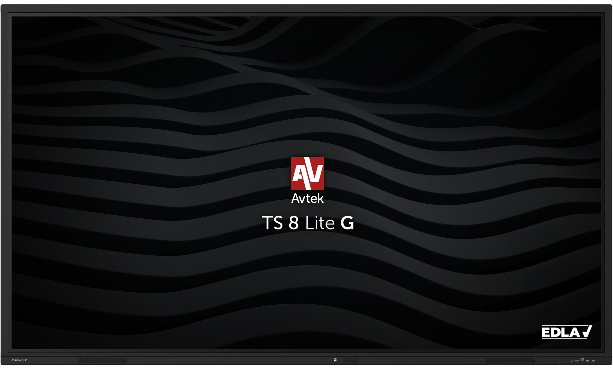 Monitor interaktywny Avtek TS 8 Lite G 98 cali - widok z przodu