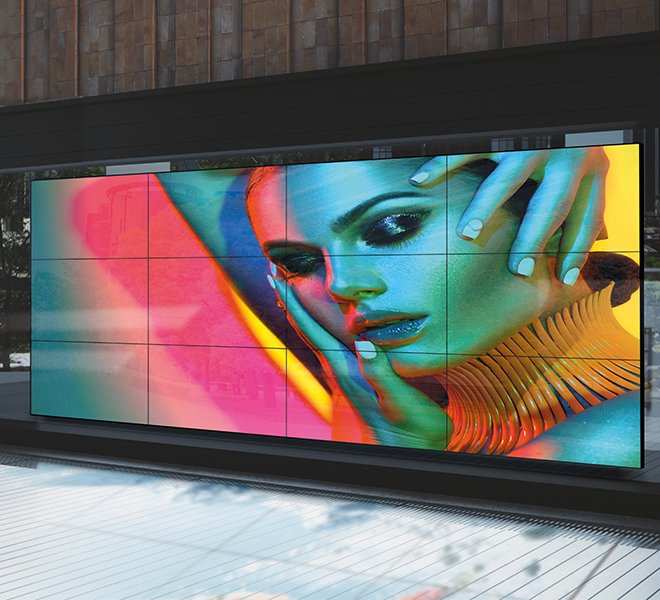 Ściana wideo z monitor&oacute;w na uchwytach B-Tech BT8312/B V2