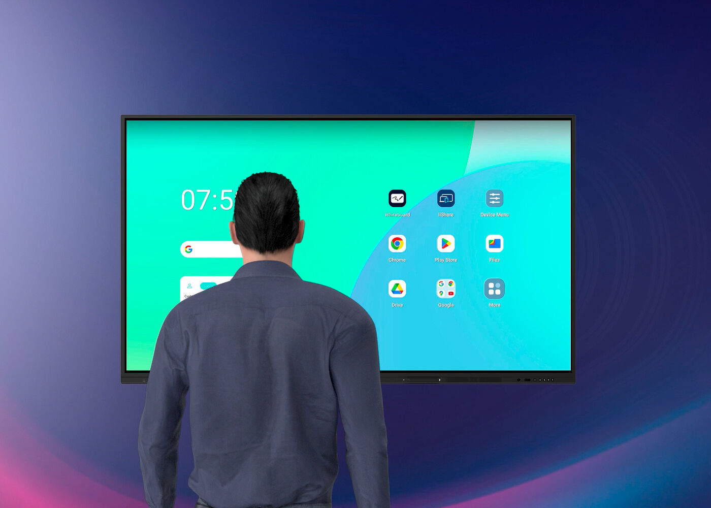 Czujnik ruchu PIR w monitorze iiyama TE8613A-B3AG