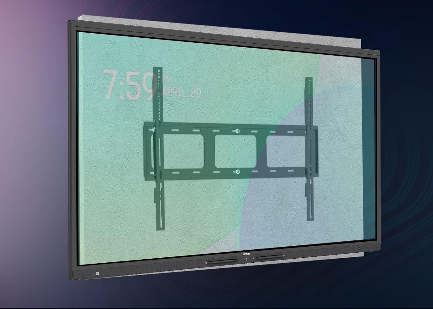 Monitor interaktywny iiyama TN6505A-B1AG 65 cali - uchwyt ścienny w zestawie