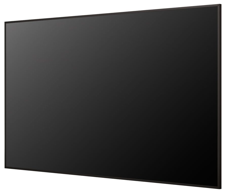 Monitor informacyjny LG 75UH5N-M - ujęcie pod kątem, smukła obudowa