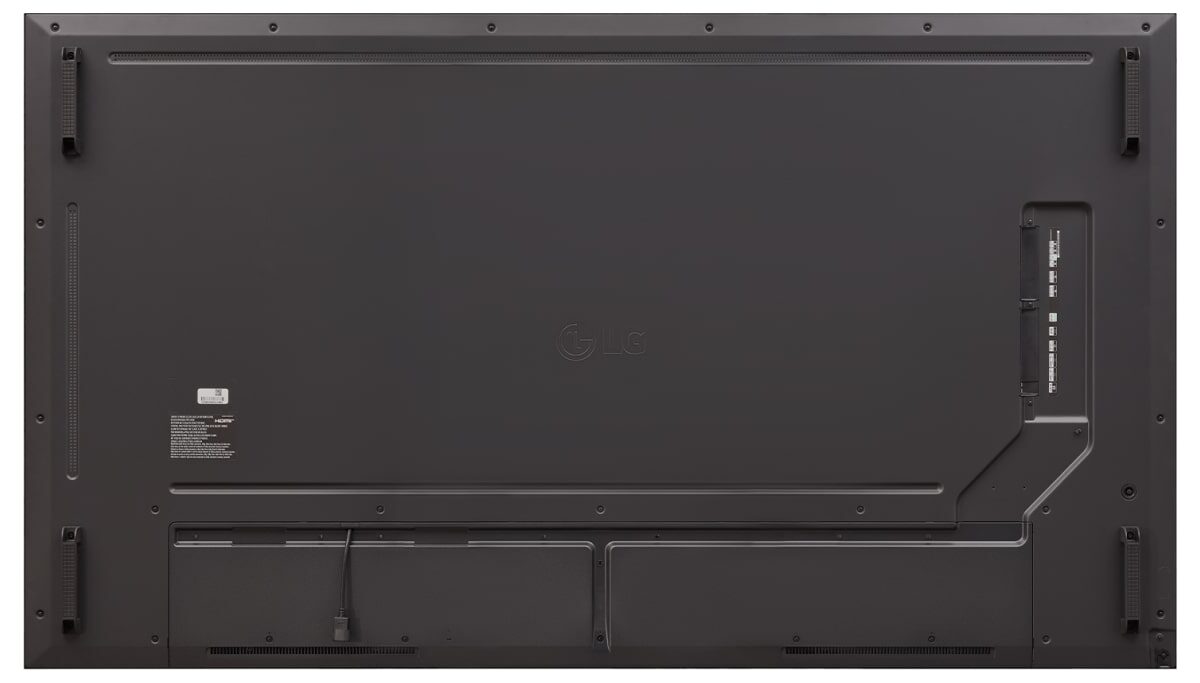 Monitor informacyjny LG 75UH5N-M - tył z panelem montażowym VESA