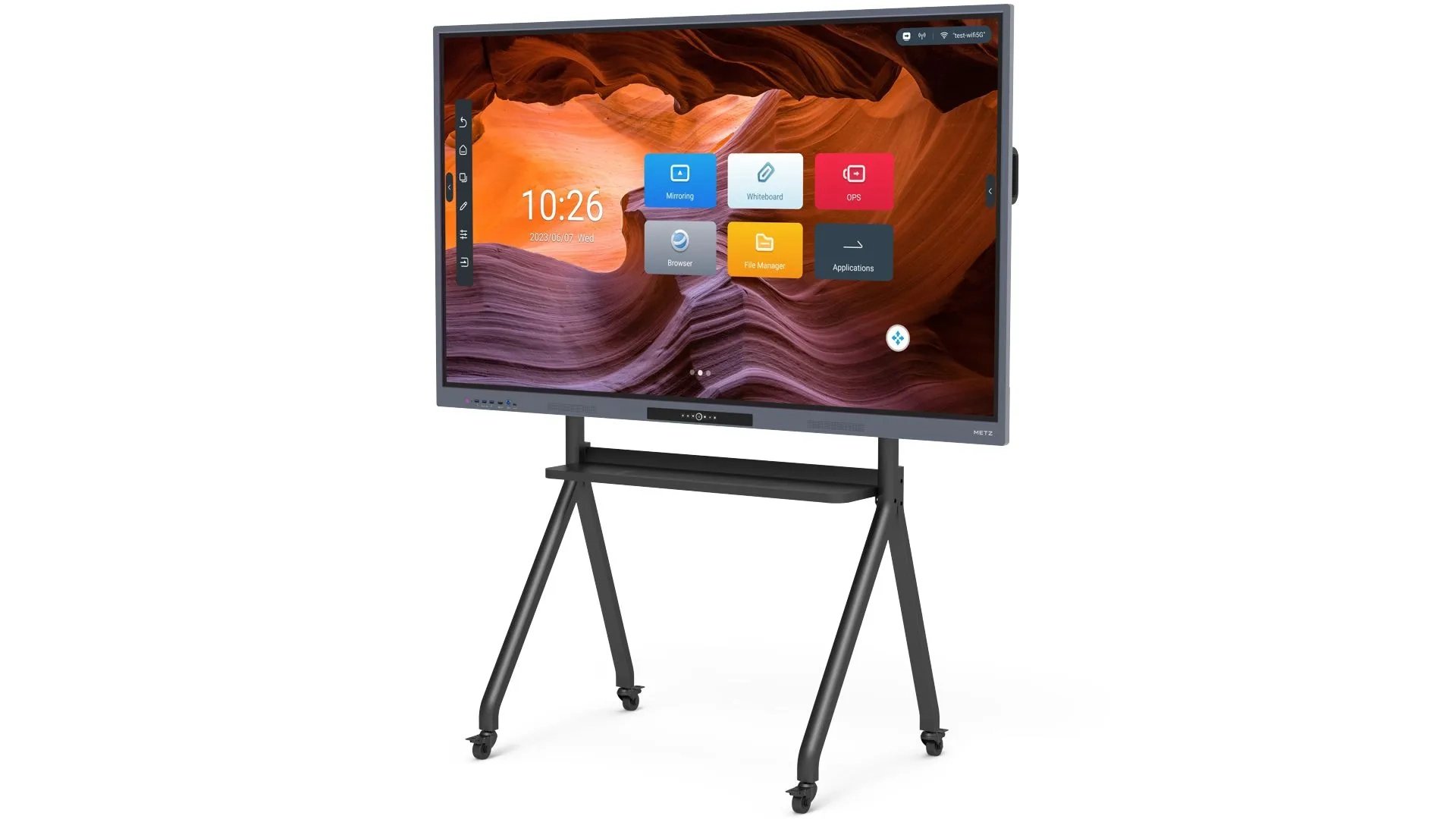 Monitor interaktywny METZ 86HD1 86 cali - na statywie mobilnym