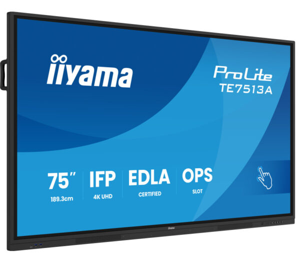 Monitor interaktywny iiyama TE7513A-B2AG 75 cali - zdjęcie 1
