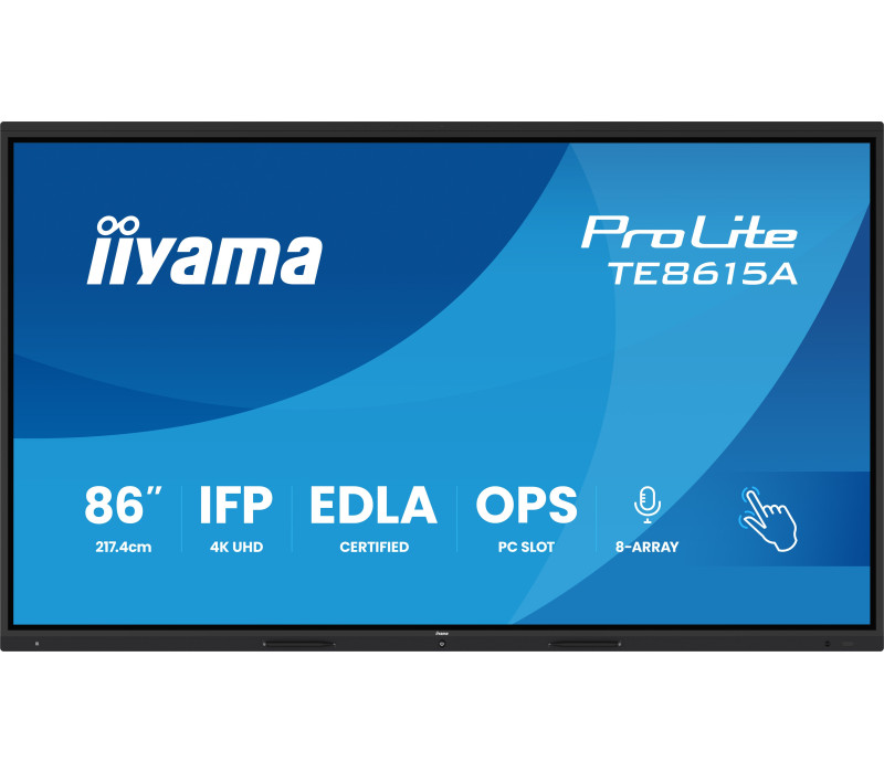 Monitor interaktywny iiyama TE8615A-B2AG 86 cali - zdjęcie 2