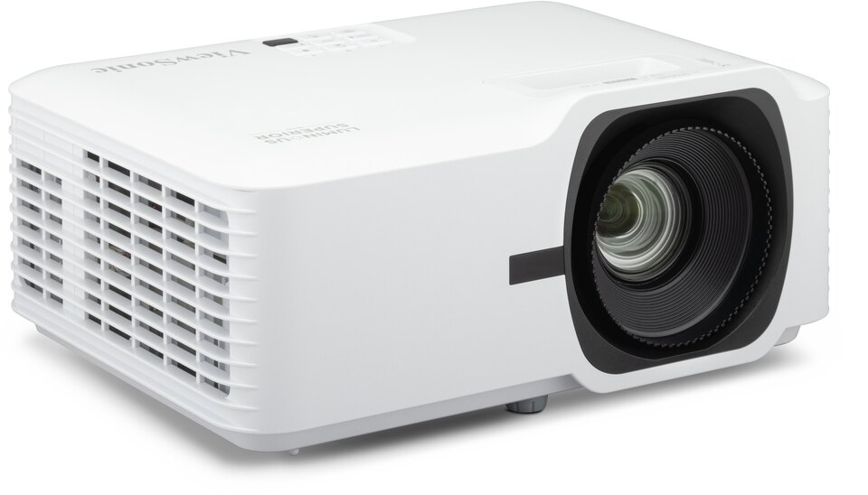 Projektor ViewSonic LS630W pod kątem z prawej strony