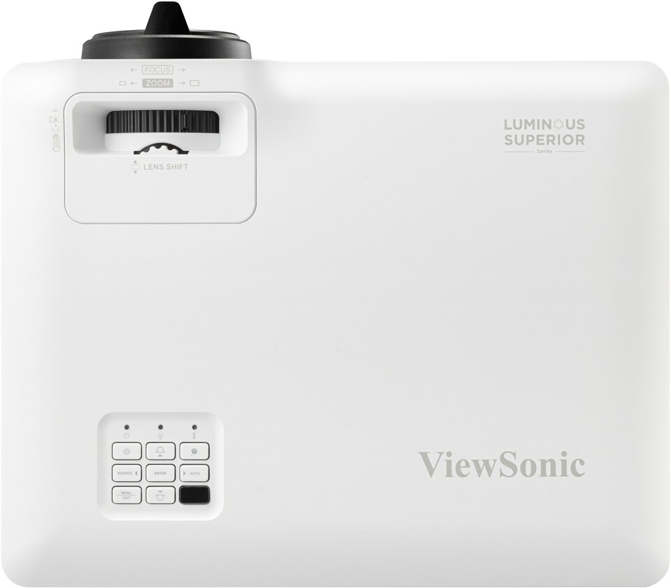 Panel sterowania na górnej obudowie ViewSonic LS901HD