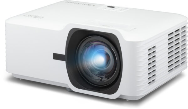 Projektor ViewSonic LSD401HD podczas pracy, widok pod kątem