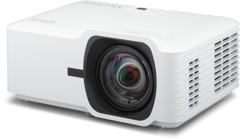 Projektor laserowy ViewSonic LSD401HD od frontu pod kątem
