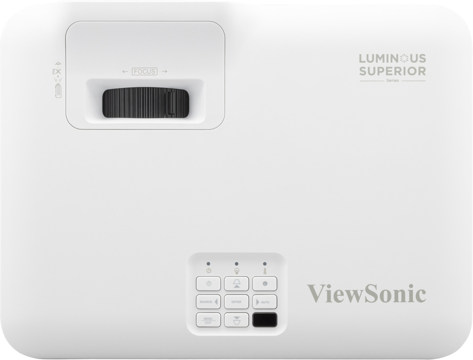 Panel sterowania na górnej obudowie ViewSonic LSD401HD