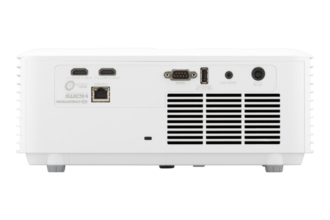 Złącza projektora ViewSonic LSD500HD: HDMI, RS232, USB, RJ-45