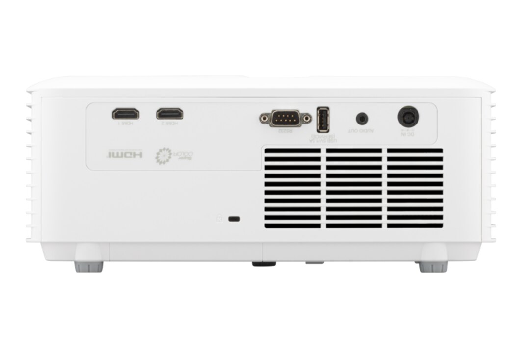 Złącza projektora ViewSonic LSD600W: 2x HDMI, RS232, USB, RJ-45