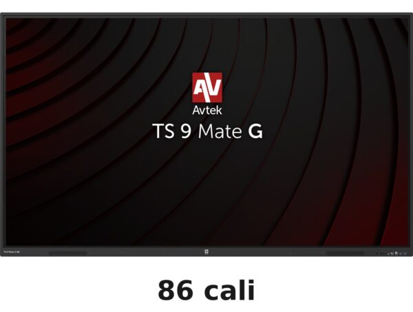 Monitor interaktywny Avtek TS 9 Mate G 86 cali – ekran startowy