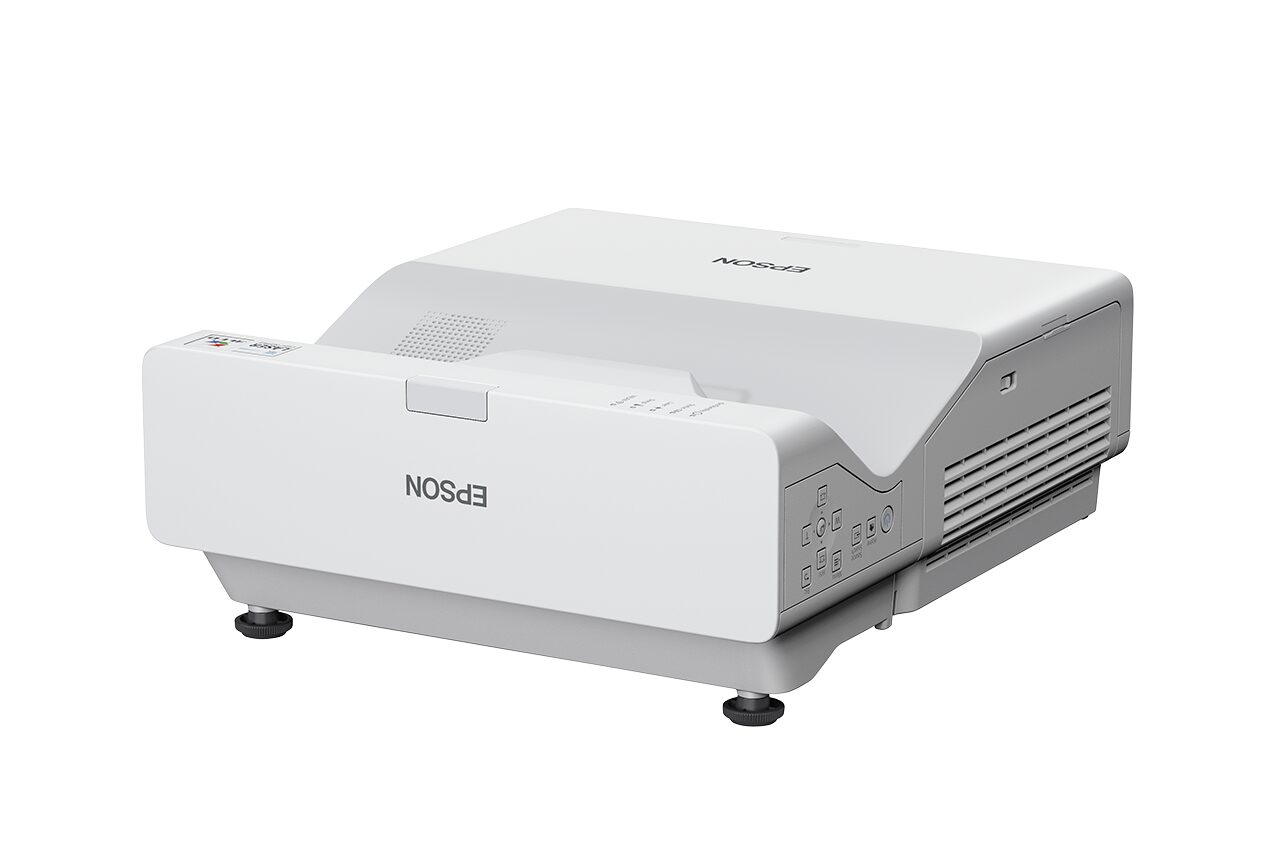 Projektor laserowy Epson EB-760W pod kątem od przodu