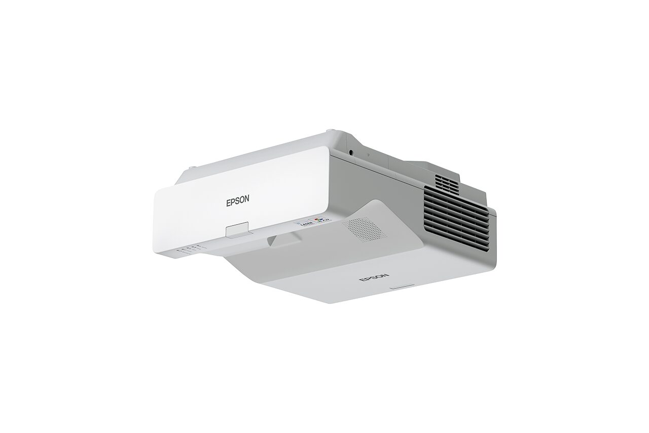 Projektor Epson EB-760W pod kątem od tyłu