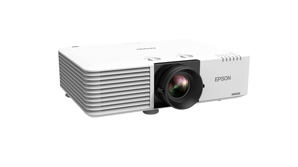 Projektor Epson EB-L530U pod kątem z g&oacute;ry