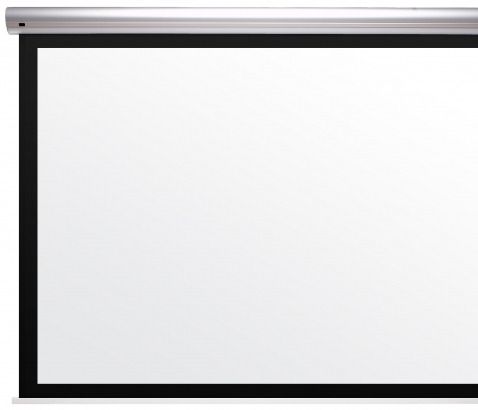 Ekran elektryczny Kauber Blue Label Black Frame z czarną ramką 5 cm