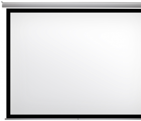 Ekran do zabudowy Kauber InCeiling Black Frame z czarną ramką 5 cm