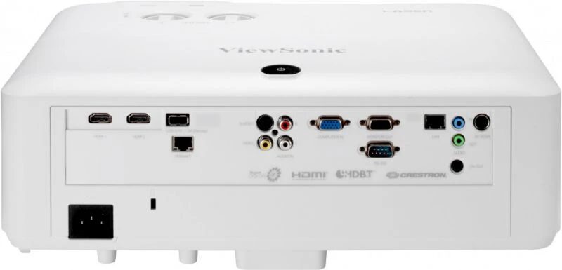 Złącza projektora ViewSonic LS920WU: HDMI, HDBaseT, VGA, RJ-45, RS-232
