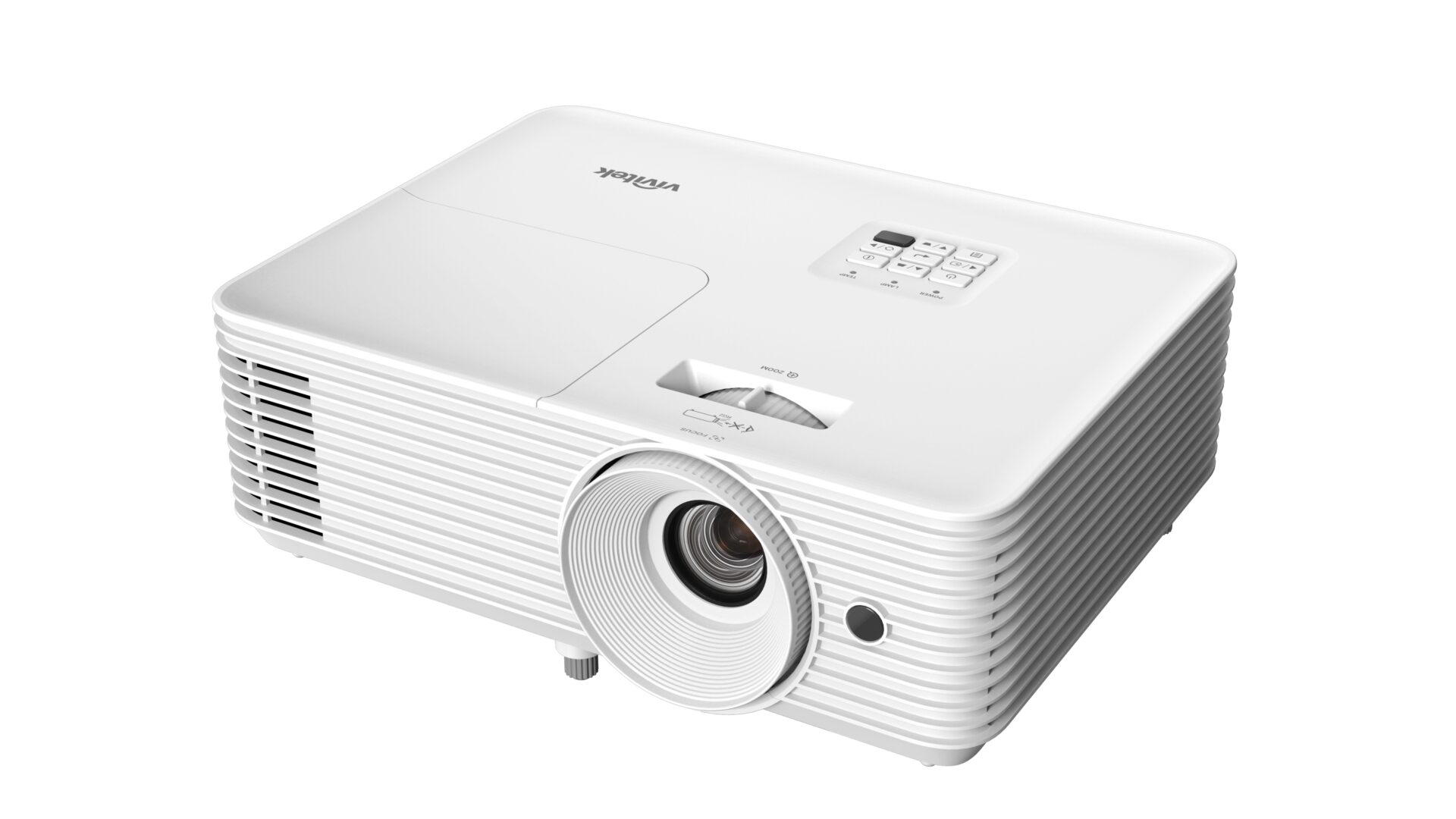 Projektor Vivitek DH382 widziany pod kątem od przodu