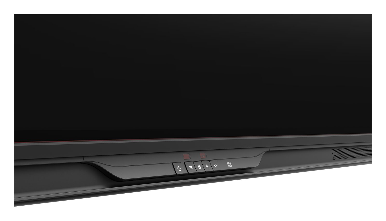 Czytnik NFC i przyciski na przedniej listwie monitora Newline ELARA ELITE TT-7526Q