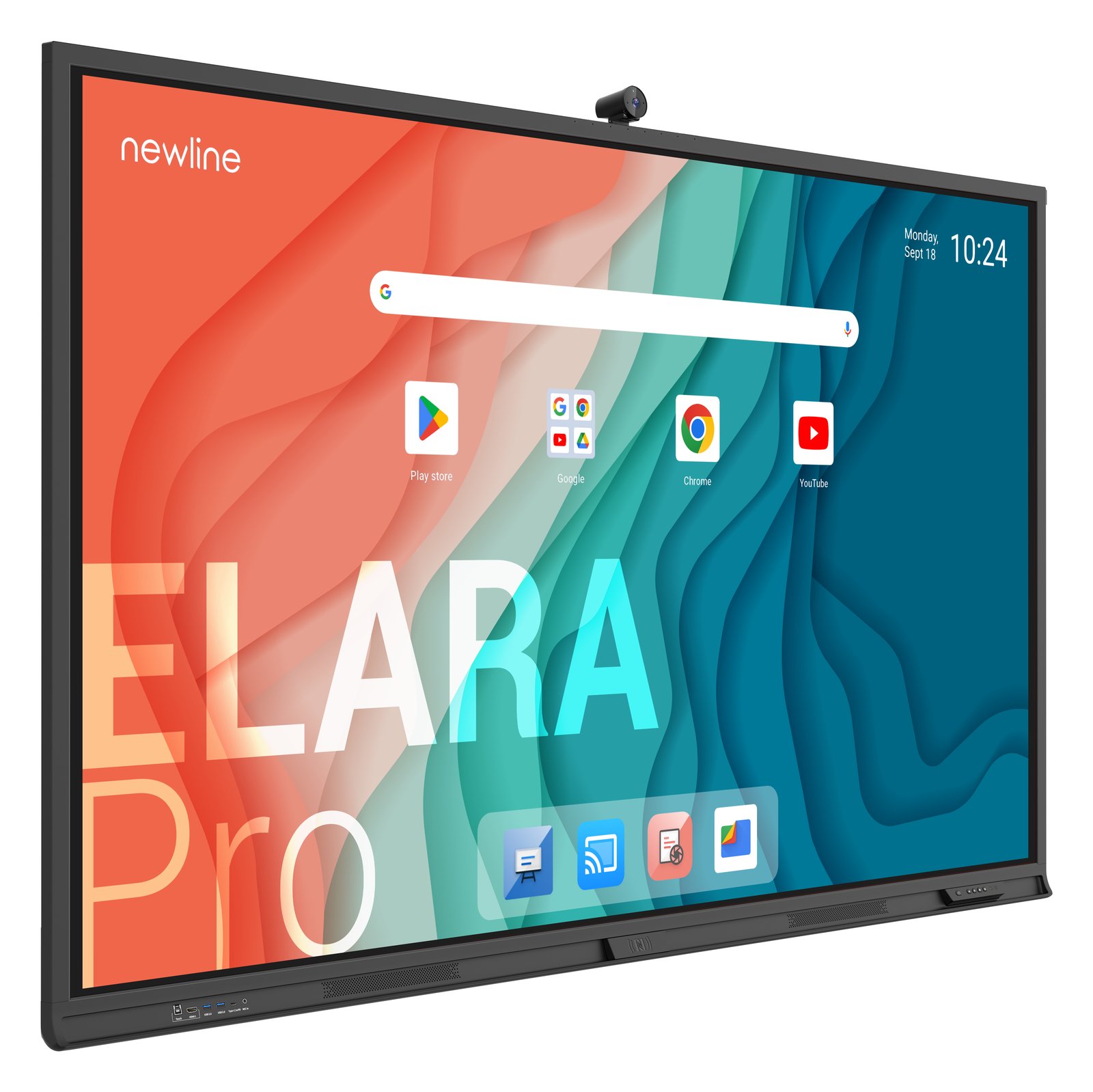 Ekran główny monitora interaktywnego Newline ELARA PRO TT-8623QCA+ 86 cali