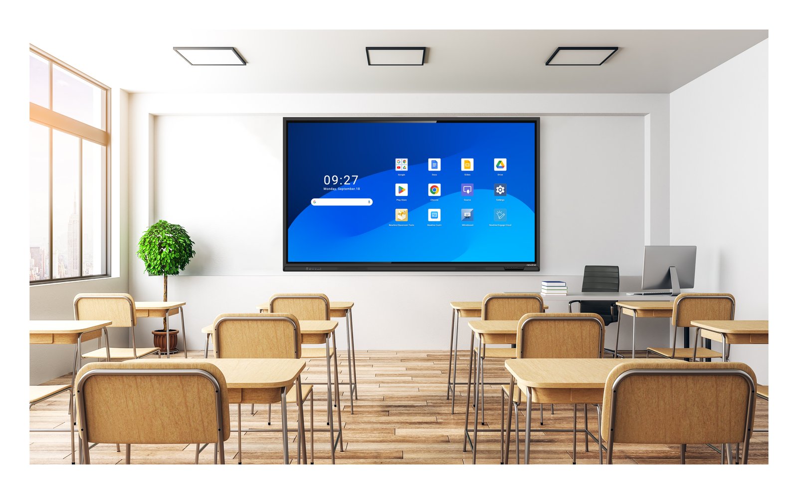Monitor interaktywny Newline LYRA PRO TT-8623QA 86 cali w klasie