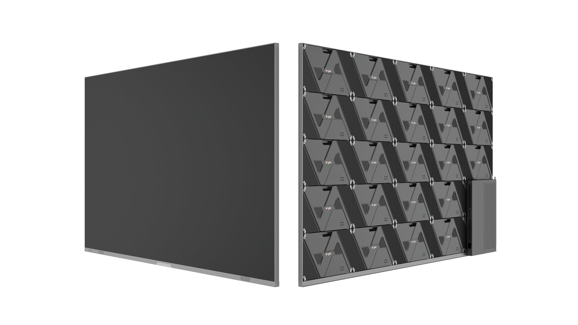 Ekran LED Absen iCon X163 4K — przód i tył