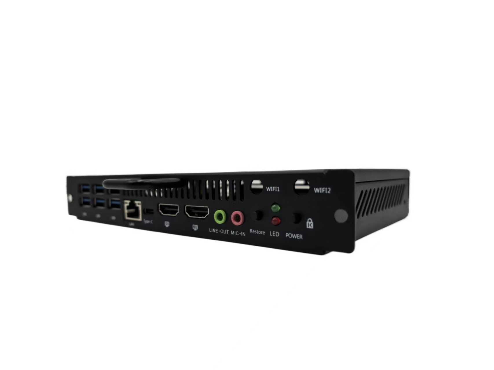 Komputer Avtek OPS 13. generacji — widok pod kątem