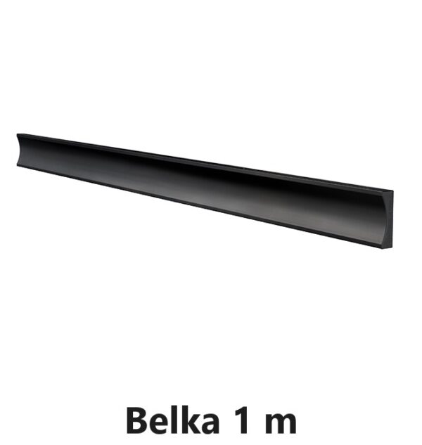 Belka montażowa B-Tech SYSTEM X BT8390-100/B V2 - 1 m