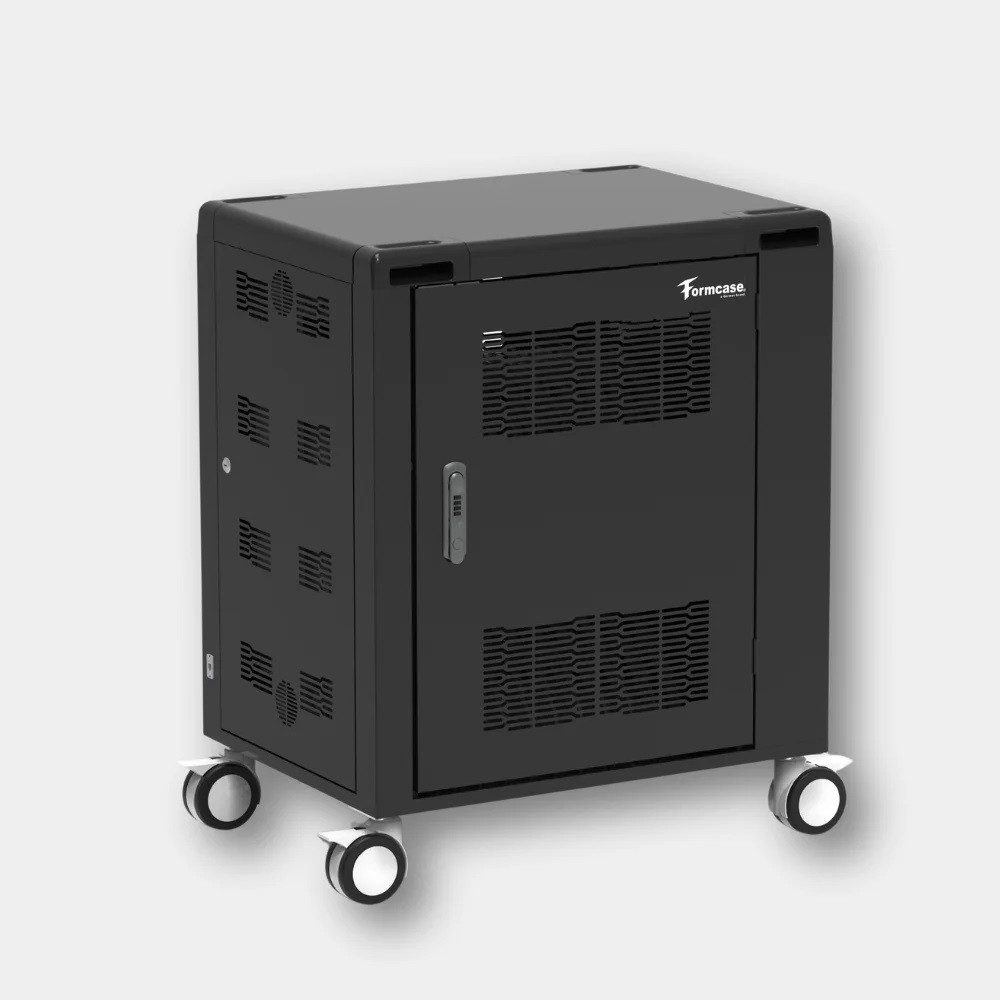Zamknięta szafa do ładowania laptopów Formcase TransformerCart T24X AC