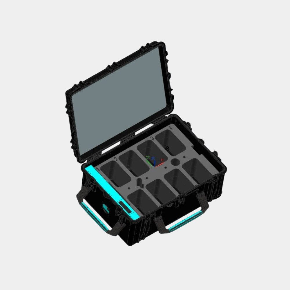Walizka do ładowania 8 gogli VR Formcase T8-VR