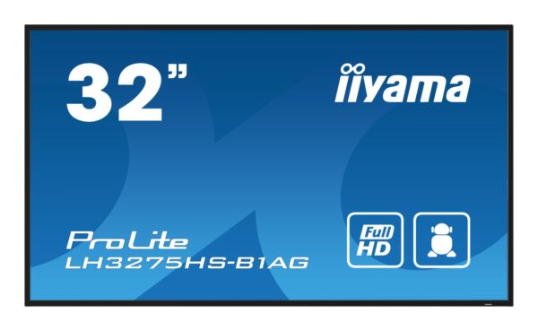 Monitor informacyjny iiyama LH3275HS-B1AG 32 cali - z przodu