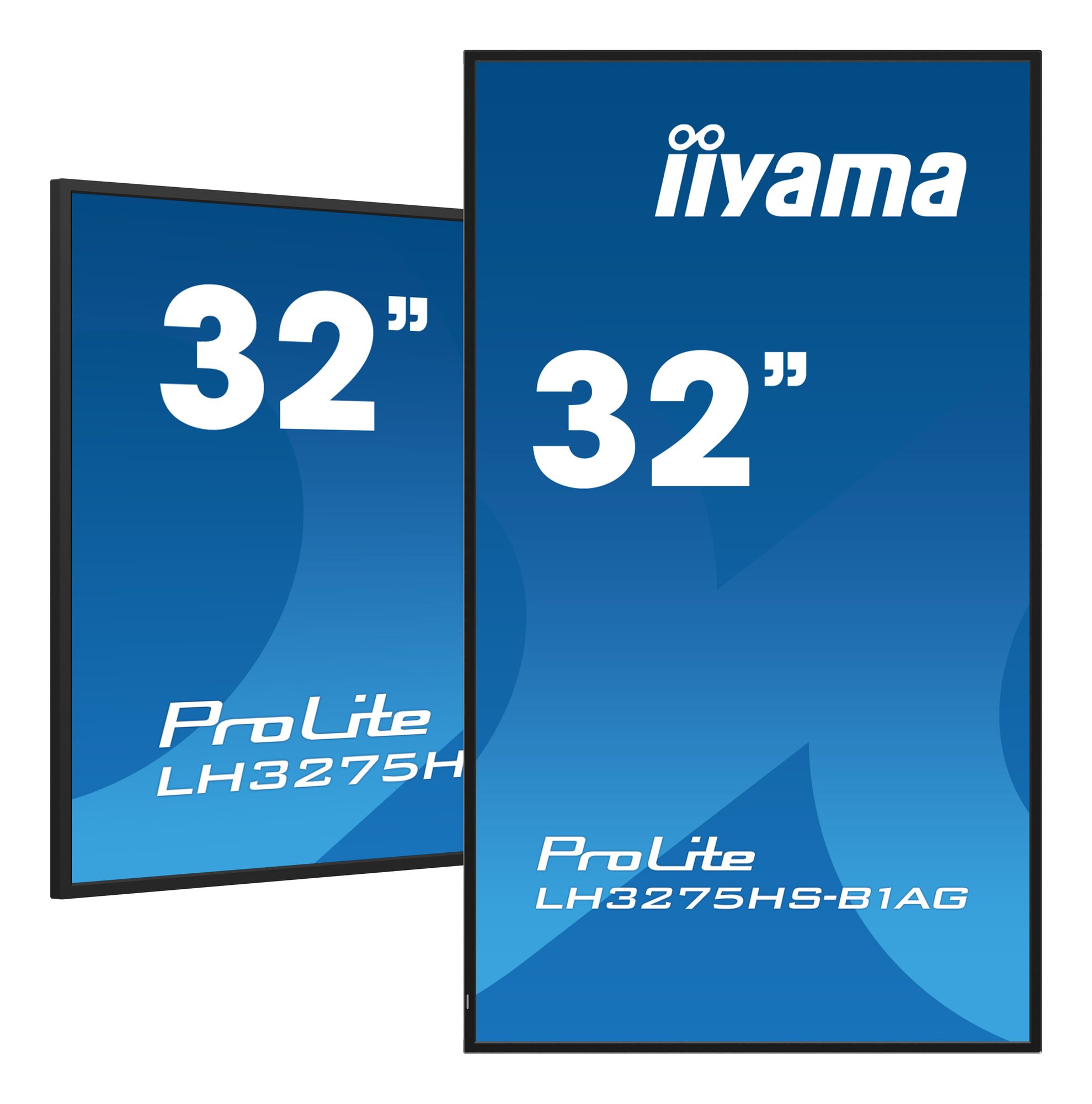 Monitor informacyjny iiyama LH3275HS-B1AG 32 cale - montaż w pionie i w poziomie