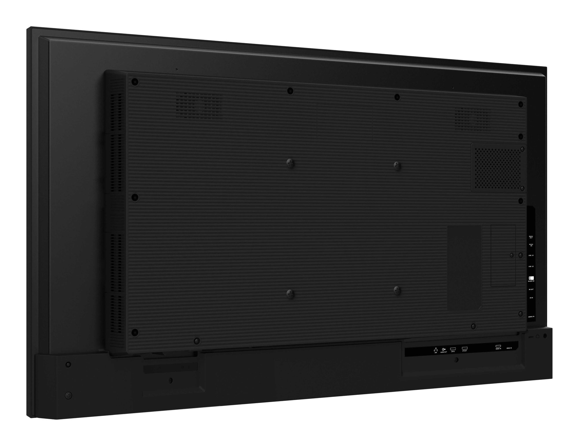 Monitor informacyjny iiyama LH5075UHS-B2AG 50 cali - tył obudowy ze złączami