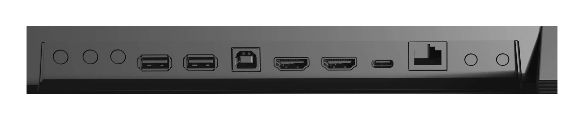 Monitor informacyjny iiyama LH5564UHS-B1AG 55 cali - panel złączy