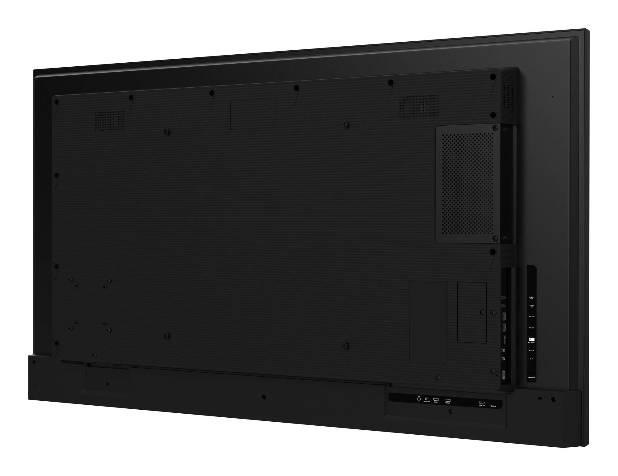 Monitor informacyjny iiyama LH5575UHS-B2AG 55 cali - tył obudowy ze złączami