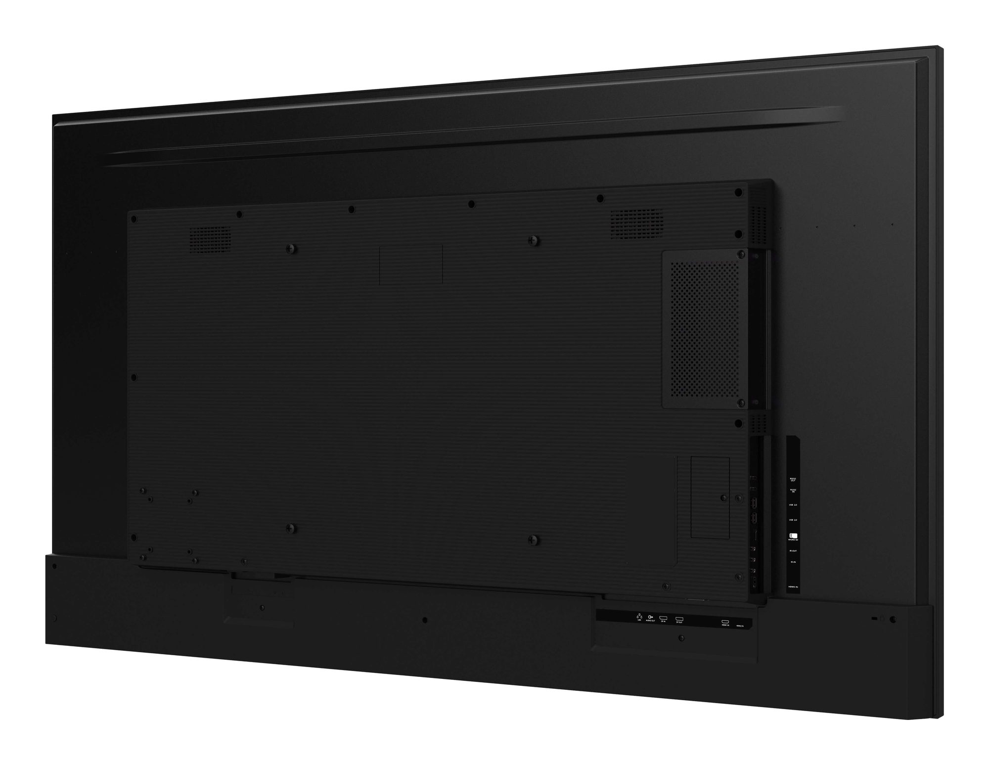 Monitor informacyjny iiyama LH6575UHS-B2AG 65 cali - tył obudowy ze złączami
