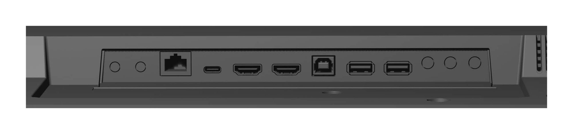 Monitor informacyjny iiyama LH7564UHS-B1AG 75 cali - panel złączy