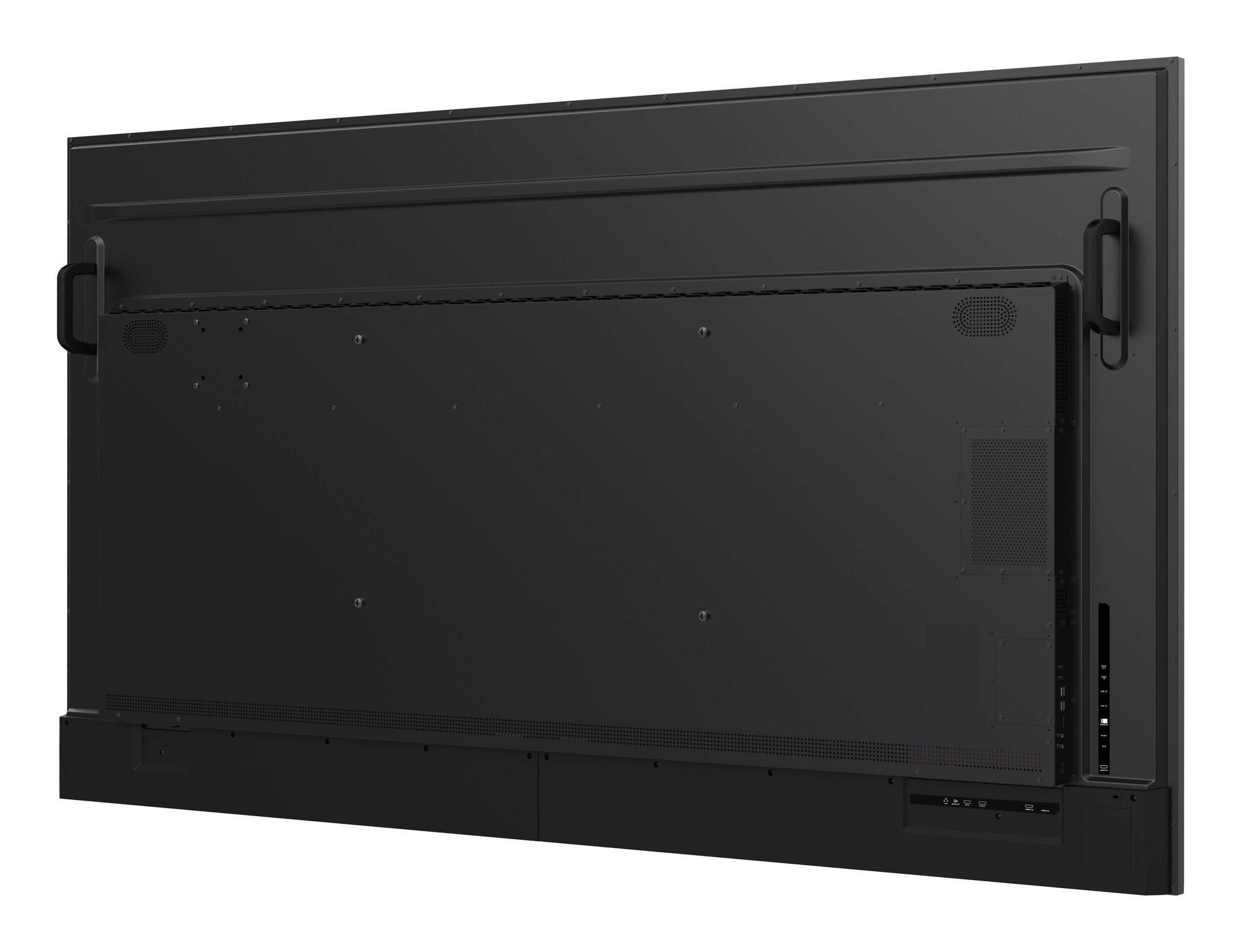 Monitor informacyjny iiyama LH8675UHS-B2AG 86 cali - tył obudowy ze złączami