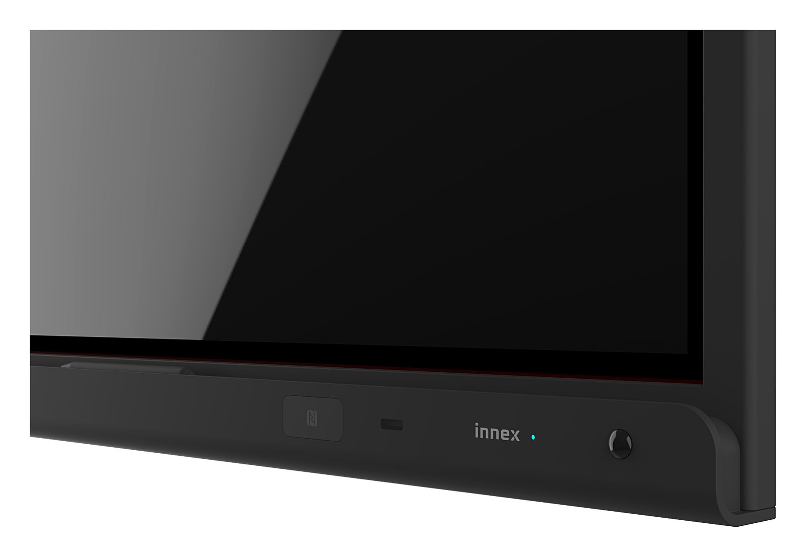 Przyciski na przedniej listwie monitora interaktywnego Innex EU65