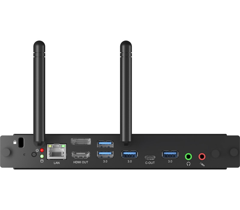 Komputer OPS iiyama OPC51204BC-1 — panel ze złączami