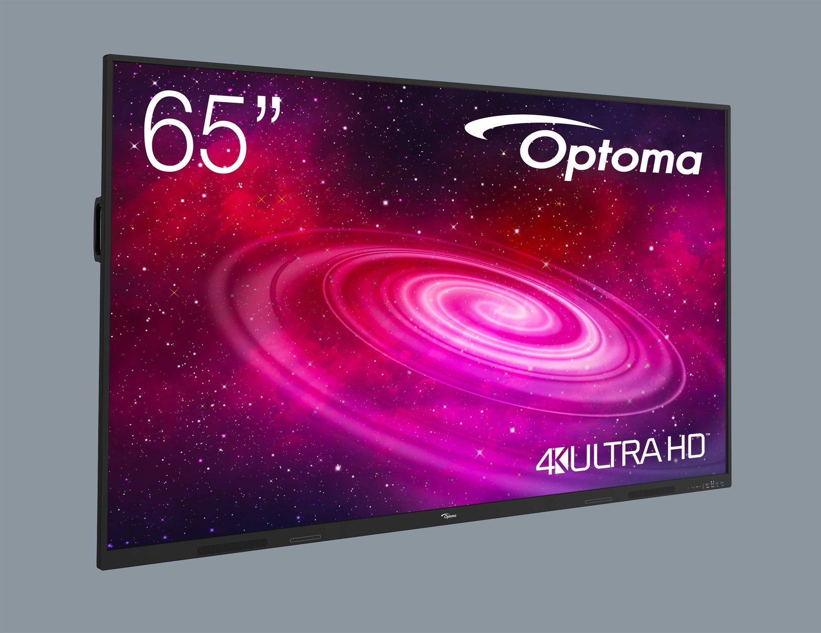 Monitor interaktywny Optoma 1651RK 65 cali &mdash; front pod kątem