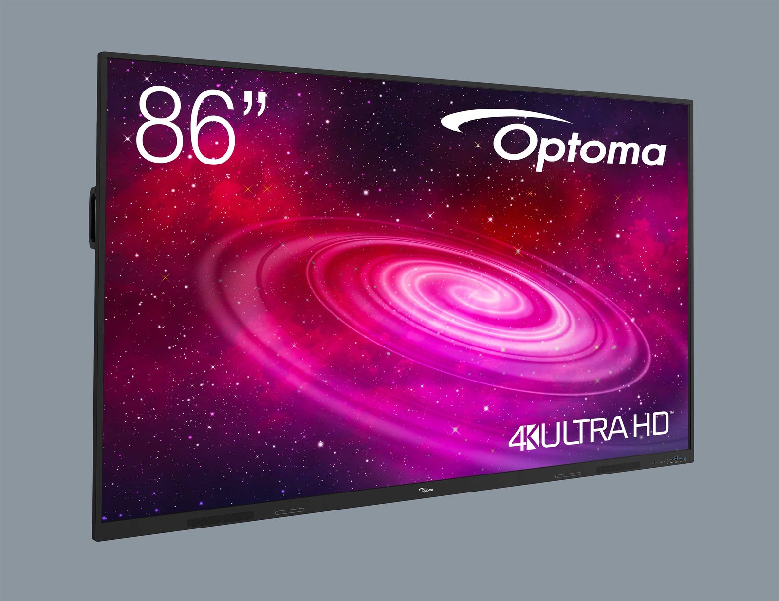 Monitor interaktywny Optoma 1861RK 86 cali &mdash; front pod kątem