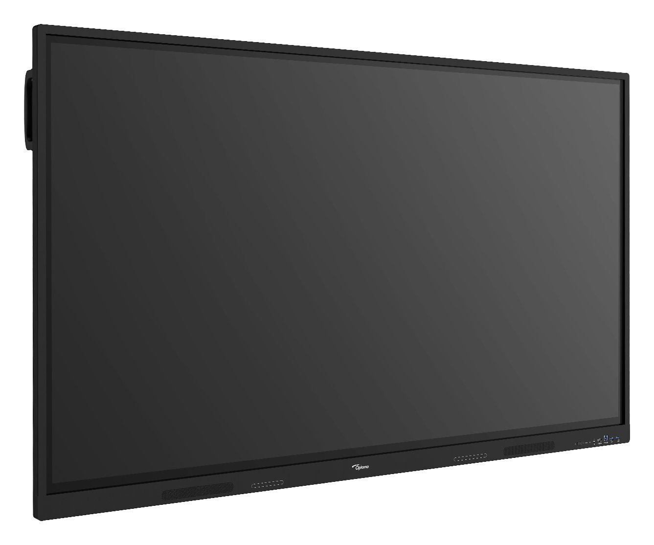 Monitor interaktywny Optoma 1861RK 86 cali — widok z lewej strony